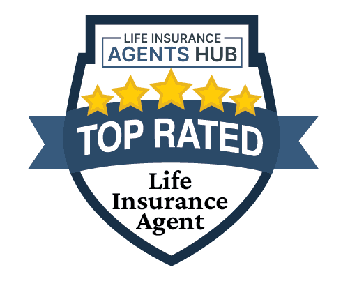 top rated local insurance agent badge png
